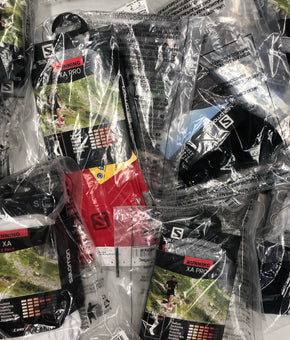 Unisex Socks Wholesale Lot, SALOMON, 20 Items, New, MSRP $346