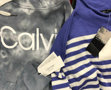 Women's Clothing Tops Wholesale Lot, LAUREN RALPH LAUREN, ADIDAS, CALVIN KLEIN, FREE PEOPLE, GUESS, AMEIRCAN APPAREL, ALFANI and more, 24 items, Shelf Pulls, MSRP $1,223