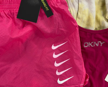 Women's Clothing Activewear Wholesale Lot, NIKE, ADIDAS, CK PERFORMANCE, IDEOLOGY, 18 items, Shelf Pulls, MSRP $726