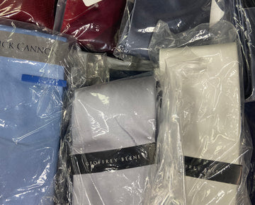 Men's Neckties Wholesale Lot, TOMMY HILFIGER, JOHN ASHFORD, MICHAEL KORS, KENNETH COLE,  CALVIN KLEIN, GEOFFREY BEENE, BAR III and more, 92 items, CUSTOMER RETURNS