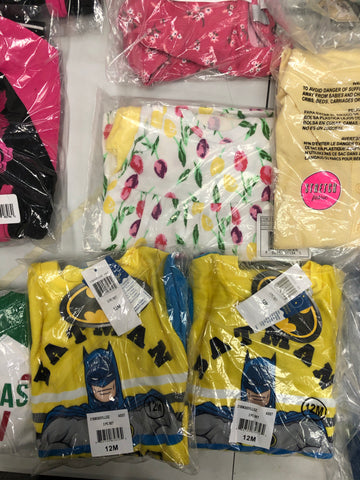Kid's Clothing Assorted Wholesale Lot, AMERICAN APPAREL, FRENCH TOAST, THE CHILDREN'S PLACE, LIMITED TOO and more, 22 items, NEW, MSRP $324