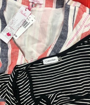 Women's Clothing DRESSES/ROMPERS Wholesale Lot, CALVIN KLEIN, GUESS, PARKER KACEY, FREE PEOPLE, AQUA, ALFANI and more, 18 items, Shelf Pulls, MSRP $1,431