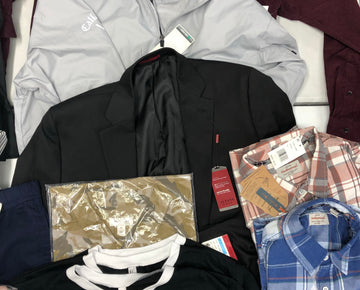 Men's Clothing Wholesale Lot, Nike, Callaway, Weatherproof, Penfield, American Apparel and more, 16 Units, Shelf Pulls, MSRP $1,145.99