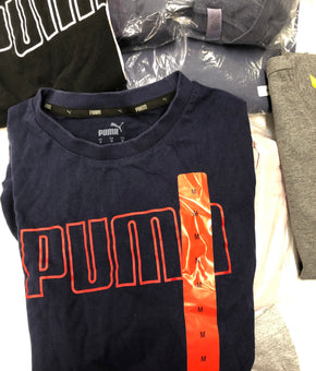 Men's Clothing Hoodies and Other Tops, Wholesale Lot, PUMA, MONDETTA, CATERPILLAR, THE GAME, RUGGED ELEMENT and more, 32 items, Shelf Pulls, MSRP $1,022