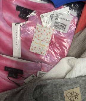 Women's Clothing ASSORTED Wholesale Lot, FREE PEOPLE, AQUA, ALFANI, CHASER and more, 26 items, New, MSRP $1,362