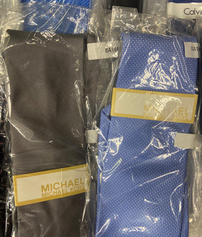 Men's Neckties Wholesale Lot, TOMMY HILFIGER, MICHAEL KORS, KENNETH COLE, RYAN SEACREST, CALVIN KLEIN, CLUB ROOM, ALFANI, GEOFFREY BEENE and more, 85 items, CUSTOMER RETURNS