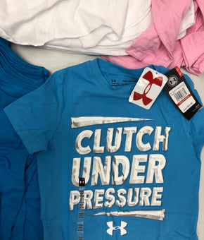Kid's Clothing Wholesale Lot, UNDER ARMOUR, AMERICAN APPAREL, FAMILY PJS, 53 Items, Shelf Pulls, MSRP $1,120