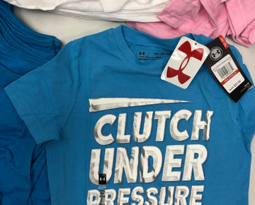 Kid's Clothing Wholesale Lot, UNDER ARMOUR, AMERICAN APPAREL, FAMILY PJS, 53 Items, Shelf Pulls, MSRP $1,120