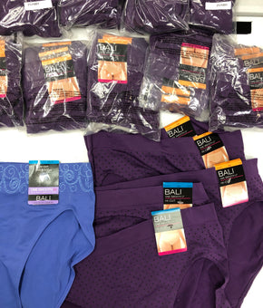 Women's Clothing Intimates Wholesale Lot,BALI, 72 items, Shelf Pulls, MSRP $864