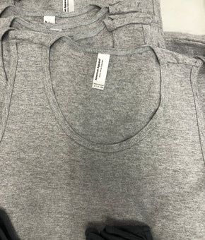 Men's Clothing Sleeveless Top Wholesale Lot, AMERICAN APPAREL, 22 items, Shelf Pulls, MSRP $396