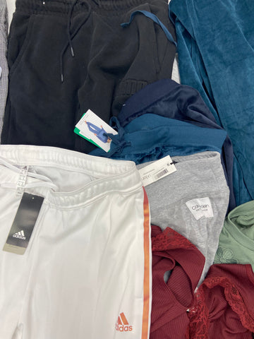 Women's Clothings ASSORTED LOT, Wholesale Lot, CALVIN KLEIN, ADIDAS, PUMA, FREE PEOPLE, MARC NEW YORK, AMERICAN APPAREL, 32 DEGREES, HONEYDEW and more, 15 items, CUSTOMER RETURNS