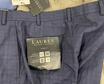 Men's Clothing Dress Pants and Others, Wholesale Lot, LAUREN RALPH LAUREN, MICHAEL KORS, DOCKERS, PERRY ELLIS, Bar III and more, 12 items, Shelf Pulls, MSRP $1,362