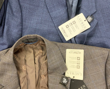 Men's Clothing Blazers & Others Wholesale Lot, LAUREN RALPH LAUREN, ALFANI, CLUB ROOM, BAR III and more, 10 items, Shelf Pulls, MSRP $2,015
