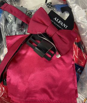 Men's Bow Ties & Handkerchiefs Sets Wholesale Lot, COUNTESS MARA, ALFANI and more, 94 items, CUSTOMER RETURNS