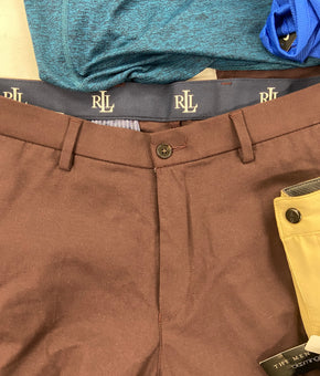 Men's Clothing Assorted Wholesale Lot, LAUREN RALPH LAUREN, NIKE, CHAMPION, BUFFALO, SPYDER, 32 DEGREES and more, 11 items, Shelf Pulls, MSRP $644