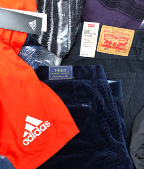 Men's Clothing ASSORTED Wholesale Lot, LACOSTE, NAUTICA, POLO RALPH LAUREN, MICAHEL KORS, LEVI'S, ADIDAS, INC and more 15 Units, Shelf Pulls, MSRP $1,365