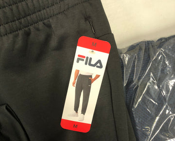Men's Clothing Workout Pants and other pants, Wholesale Lot, FILA, EDDIE BAUER, MARC NEW YORK, ORVIS, 9 items, Shelf Pulls, MSRP $565