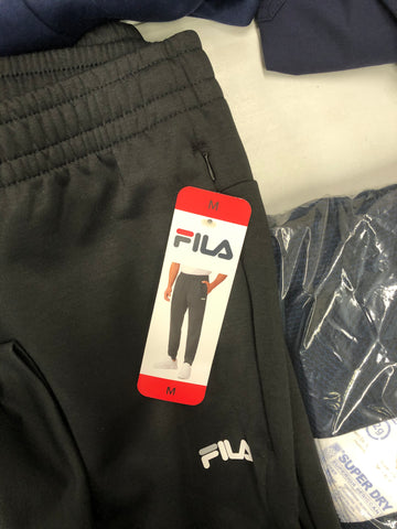 Men's Clothing Workout Pants and other pants, Wholesale Lot, FILA, EDDIE BAUER, MARC NEW YORK, ORVIS, 9 items, Shelf Pulls, MSRP $565