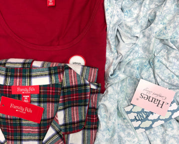 Women's Clothing Pajama Wholesale Lot, FLORA, Hanes, MISS ELAINE, HARTER CLUB, FAMILY PJS and more, 27 Units, Shelf Pulls, MSRP $1,095