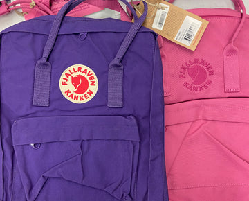 Women's Backpacks Wholesale Lot, FJALLRAVEN, 8 items, Shelf Pulls, MSRP $680