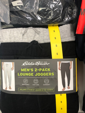 Men's Clothing Pants, Joggers and more Wholesale Lot, EDDIE BAUER, ORVIS, BAR III, AMERICAN APPAREL, STEVE MADDEN, and more, 13 items, Shelf Pulls, MSRP $692