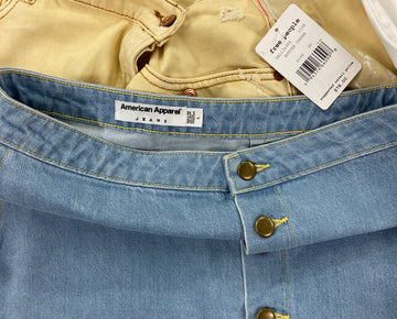 Women's Clothing Assorted Wholesale Lot, FREE PEOPLE, AMERICAN APPAREL, SANCTUARY, PRANA, MONDETTA  and more, 14 items, Shelf Pulls, MSRP $802