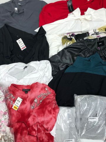 Women's Clothing Top Wholesale Lot, Puma, Calvin Klein, Adidas, American Apparel, Felina, Alfani and more, 16 Units, Shelf Pulls, MSRP $870.99