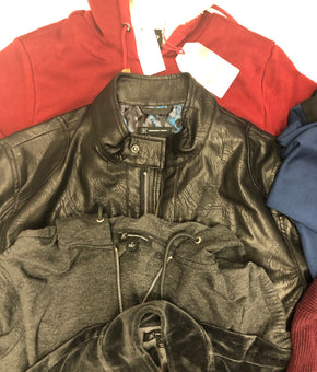 Men's Clothing Jacket Wholesale Lot, Buffalo, INC, American Apparel, 14 Units, Shelf Pulls, MSRP $1,082