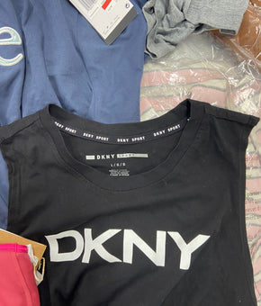 Women's Clothing Activewear & Others Wholesale Lot, ADIDAS, ALFANI, AMERICAN APPAREL, DKNY, CALVIN KLEIN  and more, 32 items, Shelf Pulls, MSRP $904
