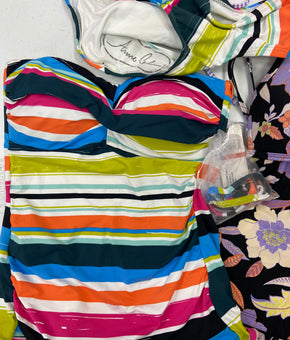 Women's Swimwear & Summer Hats Wholesale Lot, ANNE COLE, CALIFORNIA WAVES, AMERICAN APPAREL, HULA HONEY and more, 28 items, Shelf Pulls, MSRP $1,032