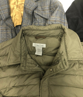 Men's Clothing OUTERWEAR/JACKETS Wholesale Lot, DYLAN GRAY, 3 Units, Shelf Pulls, MSRP $1,594