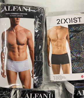 Men's Underwear & Others Wholesale Lot, 2(X)IST, ALFANI, CLUB ROOM, 10 items, Shelf Pulls, MSRP $372