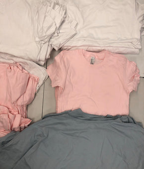 Women's Clothing Tops Short Sleeves T-shirt Wholesale Lot, AMERICAN APPAREL ONLY, 70 items, Shelf Pulls, MSRP $1224