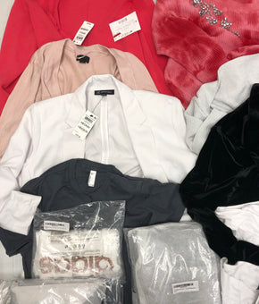 Women's Clothing Top Wholesale Lot, Calvin Klein, Adidas, Felina, American Apparel, Jm Collection, Alfani and more, 13 Units, Shelf Pulls, MSRP $781.49