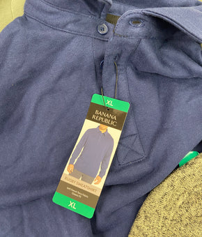 Men's Clothing Sweaters, Sleepwear & Other Tops Wholesale Lot, CALVIN KLEIN, BANAN REPUBLIC, IZOD, EDDIE BAUER and more, 13 items, Shelf Pulls, MSRP $677