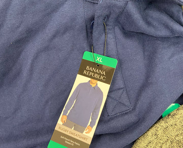 Men's Clothing Sweaters, Sleepwear & Other Tops Wholesale Lot, CALVIN KLEIN, BANAN REPUBLIC, IZOD, EDDIE BAUER and more, 13 items, Shelf Pulls, MSRP $677