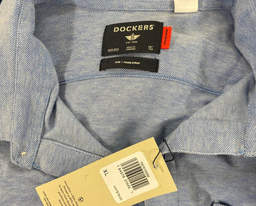 Men's Clothing Button Down Shirts Wholesale Lot, CALVIN KLEIN, DOCKERS, MAGASCHON, TASSO ELBA, CLUB ROOM, 16 items, Shelf Pulls, MSRP $1,027