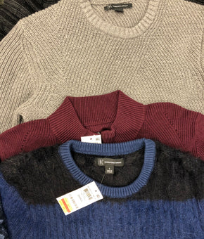 Men's Clothing Winter Top Wholesale Lot, INC and ALFANI, 10 Items, Shelf Pulls, MSRP $634