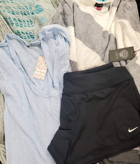 Women's Clothing ASSORTED Wholesale Lot, POLO RALPH LAUREN, NIKE, GUESS, VINCE CAMUTO, FREE PEOPLE, American Apparel and more, 13 items, Shelf Pulls, MSRP $1,004