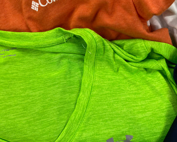 Men's Clothing T-Shirts & Others Wholesale Lot, ADIDAS, COLUMBIA, CALVIN KLEIN, UNDER ARMOUR, DOCKERS, UNIVIBE and more, 19 items, Shelf Pulls, MSRP $1,088