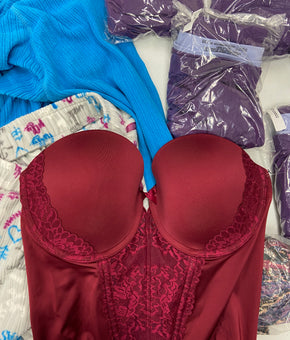 Women's Intimates (Sleepwear & Underwear) Wholesale Lot, WACOAL, SPLENDID, FREE PEOPLE, HANES, BALI, MAIDENFORM and more, 28 items, Shelf Pulls, MSRP $649