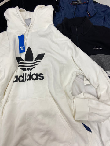 Men's Clothings Tops Wholesale Lot, NIKE, ADIDAS, CALVIN KLEIN, CHAMPION, EDDIE BAUER, BUFFALO DAVID BITTON, SPYDER and more, 11 items, CUSTOMER RETURNS