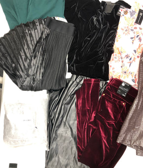 Women's Clothing Bottom Wholesale Lot, DKNY, Alfani, INC and more, 9 Units, Shelf Pulls, MSRP $640