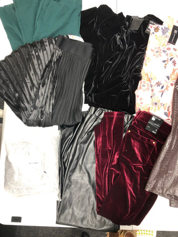 Women's Clothing Bottom Wholesale Lot, DKNY, Alfani, INC and more, 9 Units, Shelf Pulls, MSRP $640
