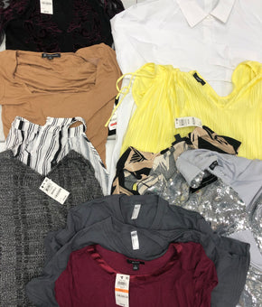 Women's Clothing Top Wholesale Lot, American Apparel, INC and more, 11 Units, Shelf Pulls, MSRP $640.50