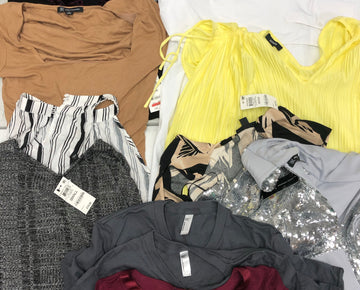 Women's Clothing Top Wholesale Lot, American Apparel, INC and more, 11 Units, Shelf Pulls, MSRP $640.50