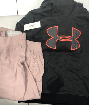 Women's Clothing Assorted Activewear Wholesale Lot, UNDER ARMOUR, ADIDAS, CALVIN KLEIN and more, 19 Units, Shlef Pulls, MSRP $974.48