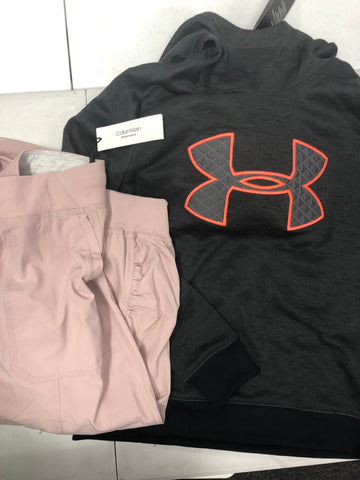 Women's Clothing Assorted Activewear Wholesale Lot, UNDER ARMOUR, ADIDAS, CALVIN KLEIN and more, 19 Units, Shlef Pulls, MSRP $974.48