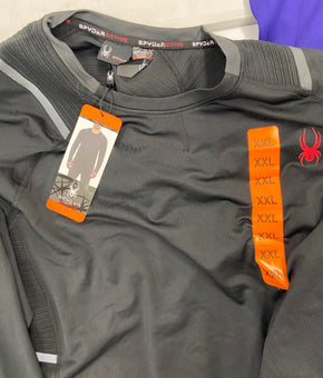Men's Clothing Activewear Tops Wholesale Lot, ADIDAS, SPYDER, AMERICAN APPAREL 7 items, Shelf Pulls, MSRP $413