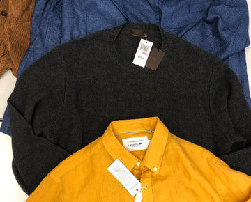Men's Clothing Wholesale Lot, ALTEA, LACOSTE ,4 Units, New, MSRP $1,890